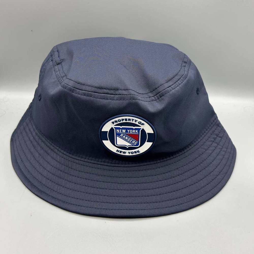 New York Rangers NHL Hat Men Blue Fanatics Bucket Cap New